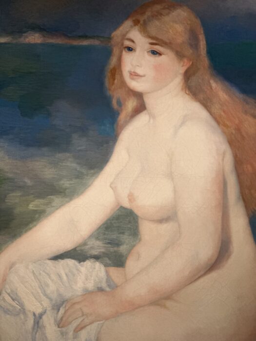 La Baigneuse blonde (La bagnante bionda), 1882. Torino, Pinacoteca Agnelli. 