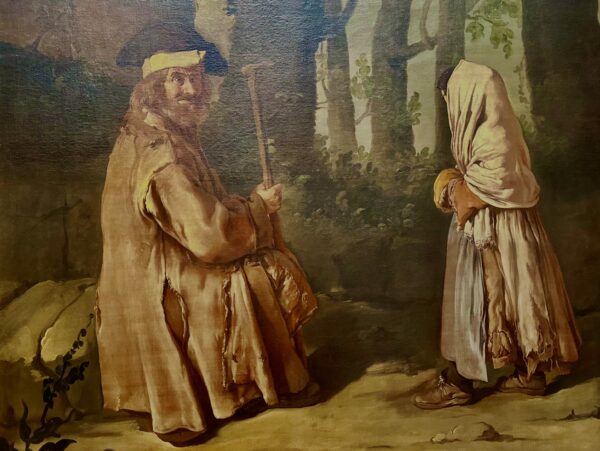 I due mendicanti nel bosco, Giacomo Ceruti, 1730