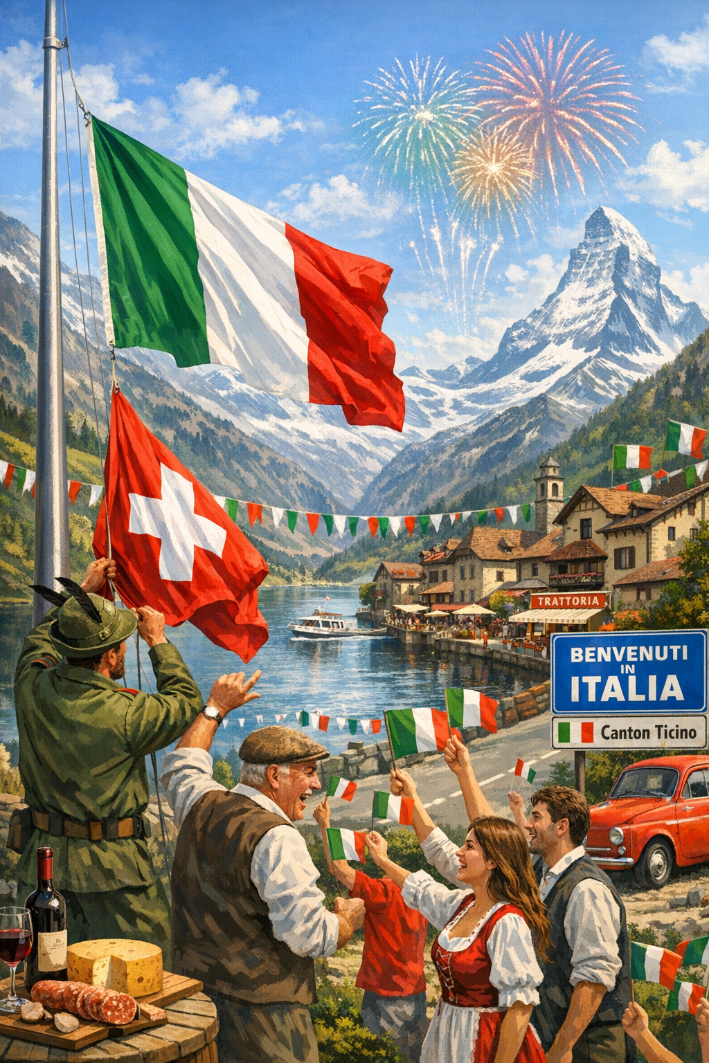 LA SVIZZERA E' FINALMENTE ITALIANA